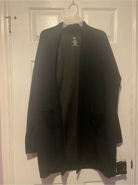 Iyla Black Open-Front Women's Cardigan Sweater